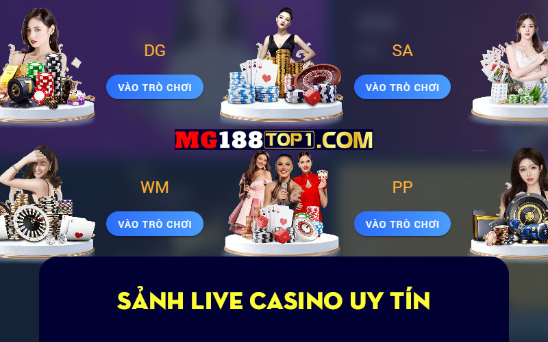 Sảnh Live Casino đẳng cấp châu Á