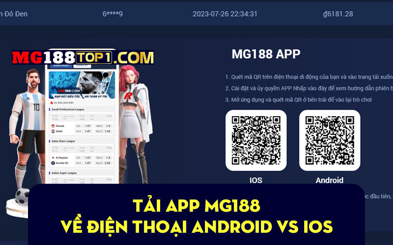 Tải app Mg188 ứng dựng cá cược trực tuyến trên điện thoại